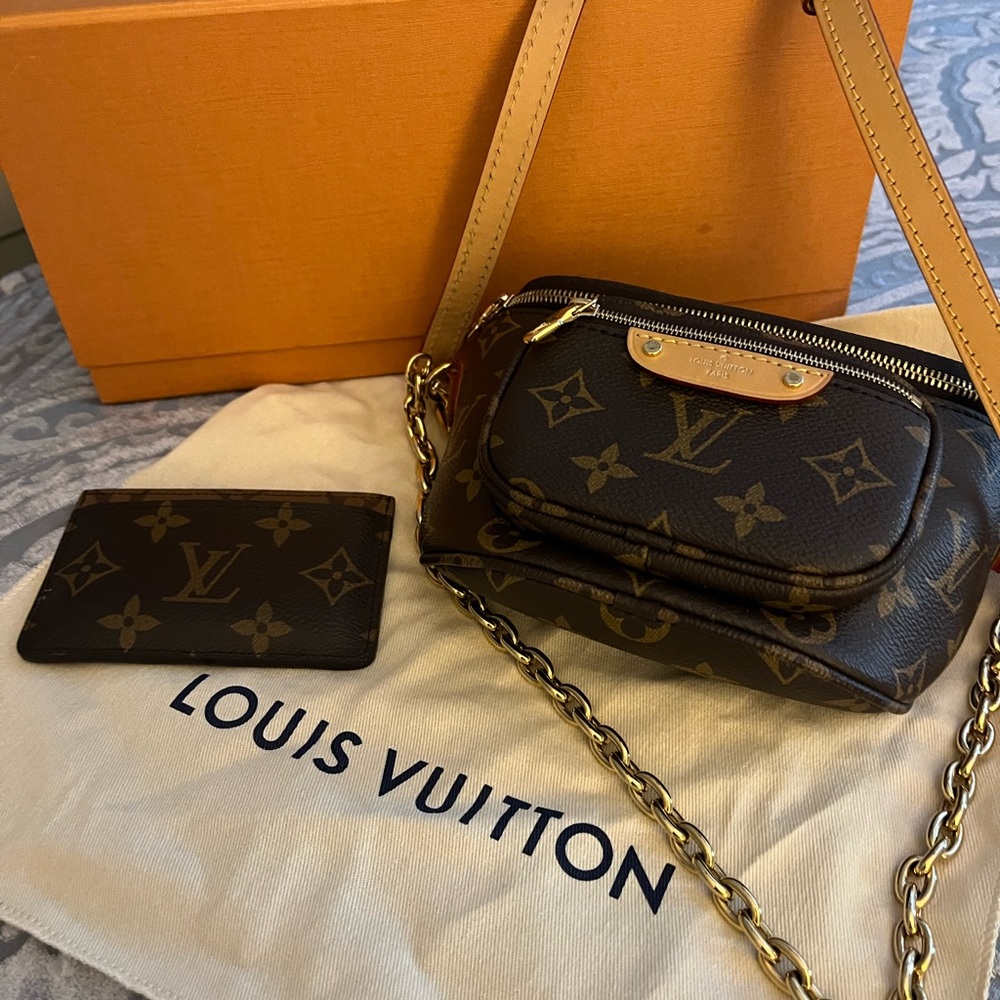 LV Mini Bumbag. Wallet included.